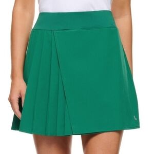 Lole Green Pleated Women's Skirt Lg